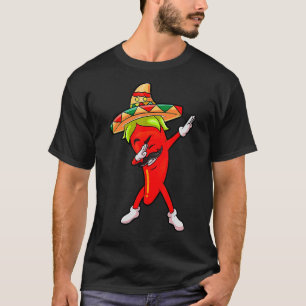 Camiseta Dabbing Chili Cinco De Mayo Jalapeno Pepper México