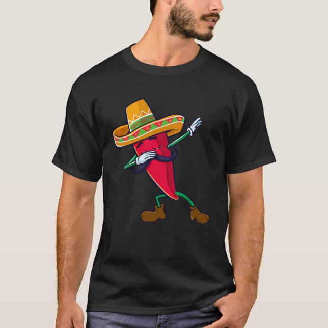 Camiseta Dabbing Chili Mexican Pepper Dab (Anverso)