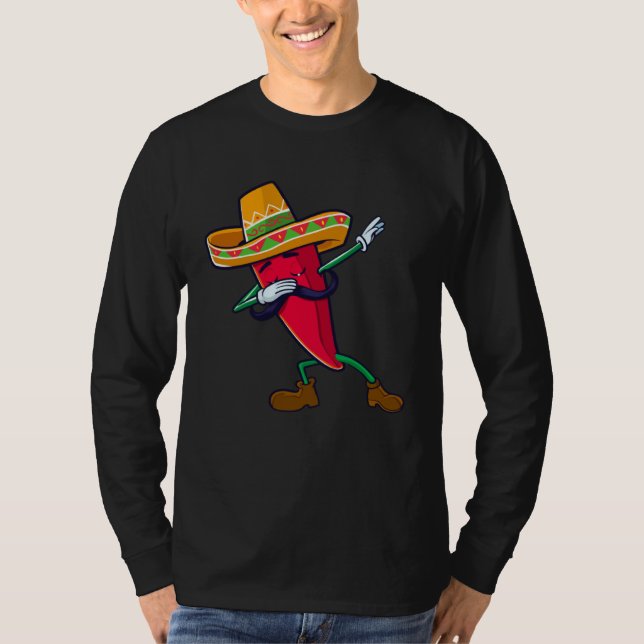 Camiseta Dabbing Chili Mexican Pepper Dab (Anverso)
