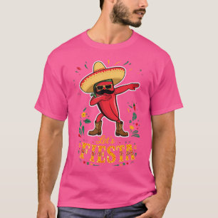 Camiseta Dabbing Chili Pepper Cinco De Mayo Hombres Mujeres
