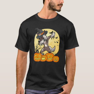 Camiseta Dabbing Chino Creste Dab Dance Funny Hallow Perro