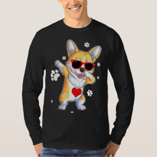 Camiseta Dabbing Corgi Perro Niños Chicas Dab Dance