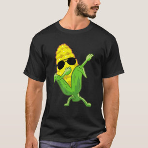 Camiseta Dabbing Corn Cute Candy Corn Farming Thanksgiving