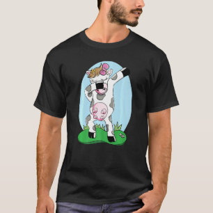Camiseta Dabbing Cow Girly Dab Dancing Calf Farm Animal Lov