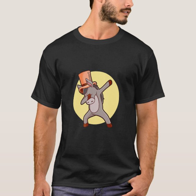 Camiseta Dabbing Dab Donkey Mule (Anverso)