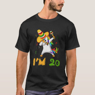 Camiseta Dabbing Dab Unicorn Edad 20 años Nacimiento Cinco