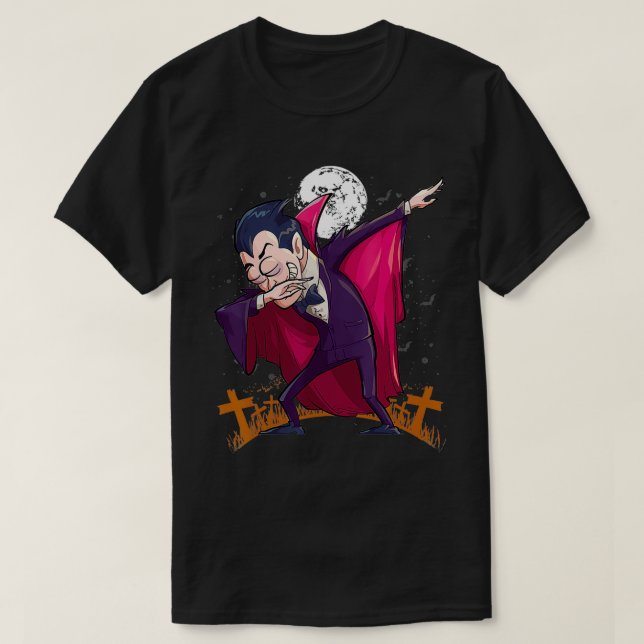 Camiseta Dabbing Dabbing Dab Vampiro Funny Easy C (Diseño del anverso)
