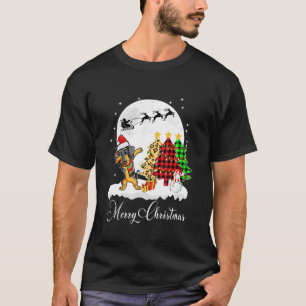 Camiseta Dabbing Dachshund Dab Dog Navidad Árbol Navidad Na