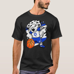 Camiseta Dabbing Dalmatian Dog Israel Bab