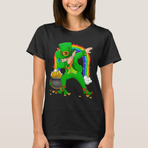 Camiseta Dabbing Dance Irish Shamrock St Patrons Day 1