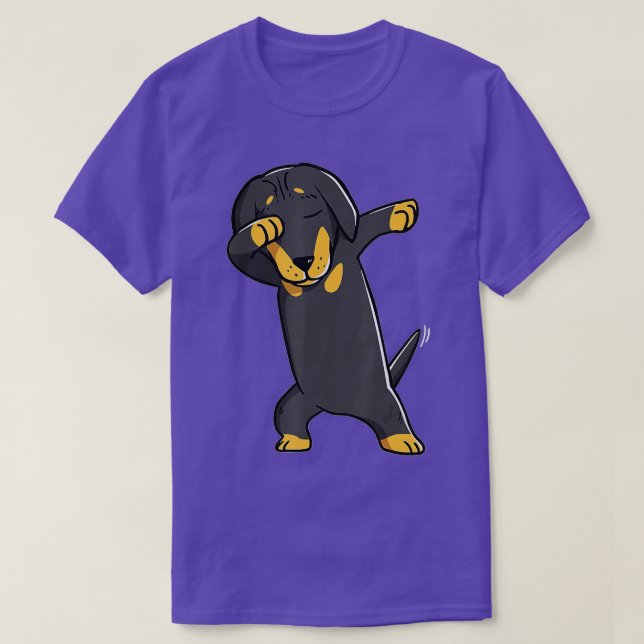 Camiseta Dabbing Daschund Kids  Wiener Dog Costume  (Diseño del anverso)
