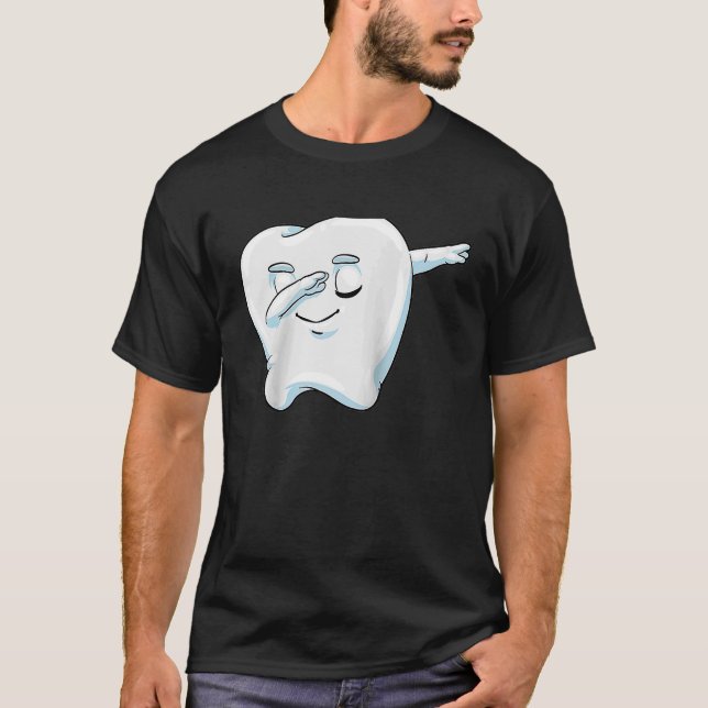 Camiseta Dabbing Dental Higienista Dentista Ortodontis (Anverso)