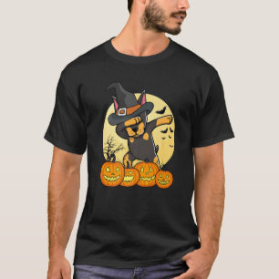 Camiseta Dabbing Doberman Dab Dance Funny Dog Halloween Gif