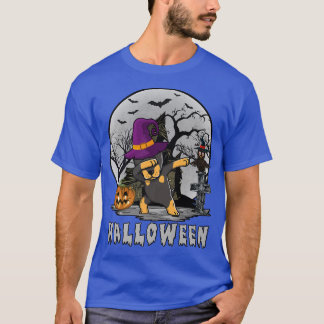 Camiseta Dabbing Doberman Pinscher Coste de Halloween de Br