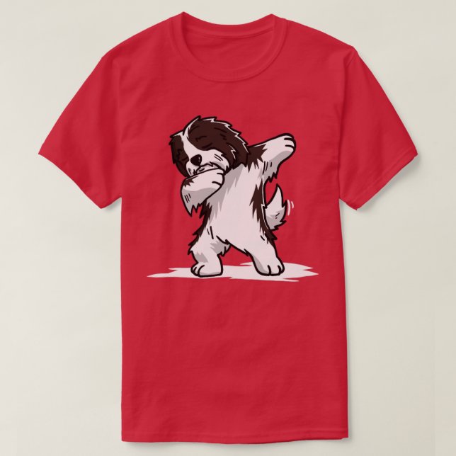 Camiseta Dabbing Dog Dab Dance 1 (Diseño del anverso)