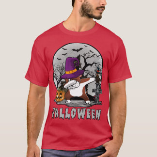 Camiseta Dabbing Dog Halloween Boston Terrier Dog Dab Gorra