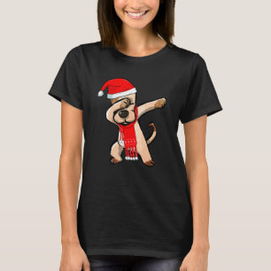 Camiseta Dabbing Dog Navidades graciosos disfraz Fiesta Cut