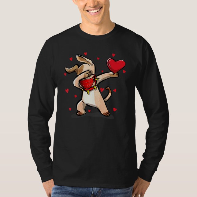 Camiseta Dabbing Dog Wee Face Mask Dab Dance Funny Valer (Anverso)