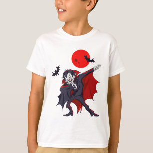 Camiseta Dabbing Dracula Vampiro Halloween Count Dabula Gif