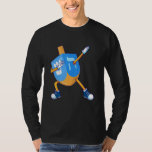 Camiseta Dabbing Dreidel Funny Hanukkah Chanukah Para Niños<br><div class="desc">Dabbing Dreidel Funny Hanukkah Chanukah Para Niños Chicas</div>