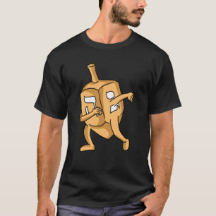Camiseta Dabbing Dreidel Funny Hanukkah judío recién naci