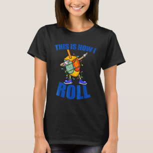 Camiseta Dabbing Dreidel Ugly Hanukkah Chanukah Hombres Muj
