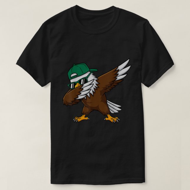 Camiseta Dabbing Eagle Funny Youth Shirt de EEUU (Diseño del anverso)