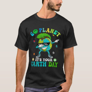 Camiseta Dabbing Earth Day 2023 Groovy Go Planet es tu