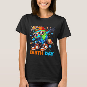 Camiseta Dabbing Earth Day 2025 Cute Earth Day Kids Toddler