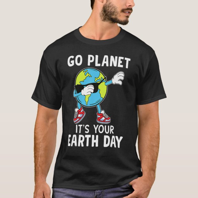 Camiseta Dabbing Earth Go Planet Es tu Día de la Tierra 52  (Anverso)