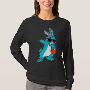 Camiseta Dabbing Easter Bunny Boy Dab Easter Day Basket