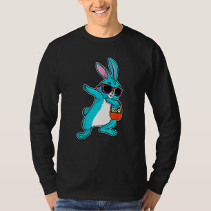 Camiseta Dabbing Easter Bunny Boy Dab Easter Day Basket