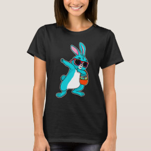Camiseta Dabbing Easter Bunny Boy Dab Easter Day Basket