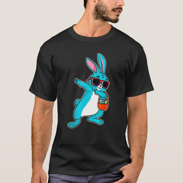 Camiseta Dabbing Easter Bunny Boy Dab Easter Day Basket Stu (Anverso)