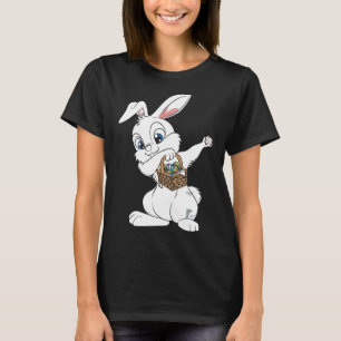 Camiseta Dabbing Easter Bunny Cute Egbit Rabbit Sunday Funn
