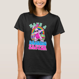 Camiseta Dabbing Easter Bunny Rabbit Egg Hunt
