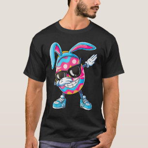 Camiseta Dabbing Easter Egg Niños Chicas Hunter Bunny E
