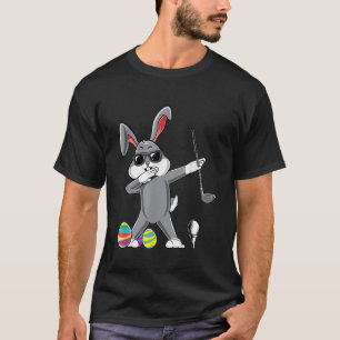 Camiseta Dabbing Easter Golf Easter Bundy Rabbit Golfer Cut