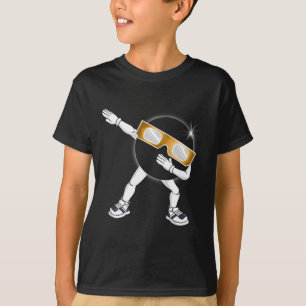 Camiseta Dabbing Eclipse solar total 2024 Total niños Dab