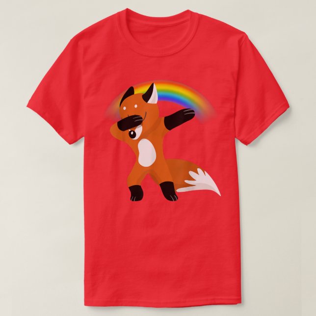 Camiseta Dabbing Fo Rainbow LGBT (Diseño del anverso)