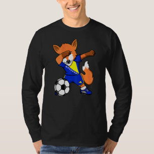 Camiseta Dabbing Fox Bosnia Herzegovina Football Fans Jerse