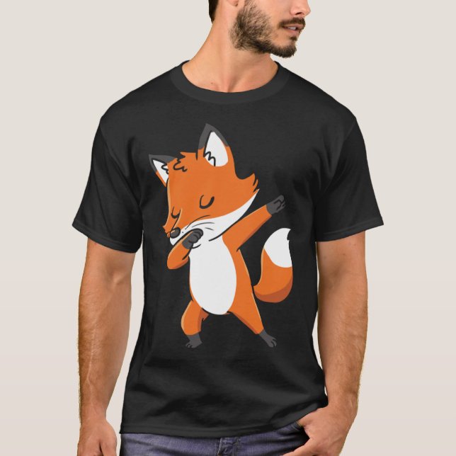 Camiseta Dabbing Fox para Fox (Anverso)