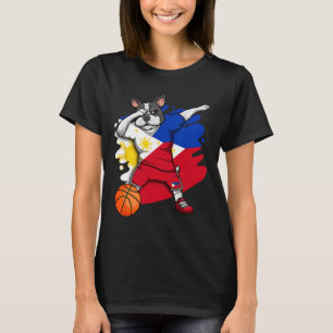 Camiseta Dabbing French Bulldog Las Filipinas Sketll Fan