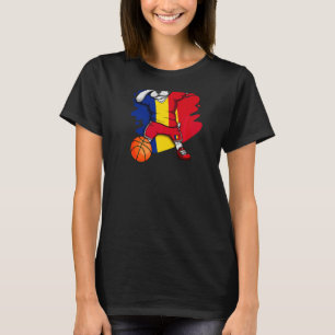 Camiseta Dabbing French Bulldog Rumania Vestíbulo de balonc