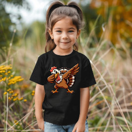 Camiseta Dabbing Funny Turkey