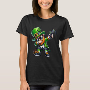 Camiseta Dabbing Gamer Duende Dab Baile St Pattys St Pa