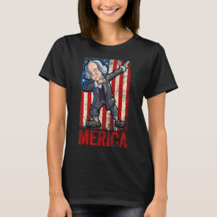 Camiseta Dabbing George Washington 4 De Julio Hombres Ame