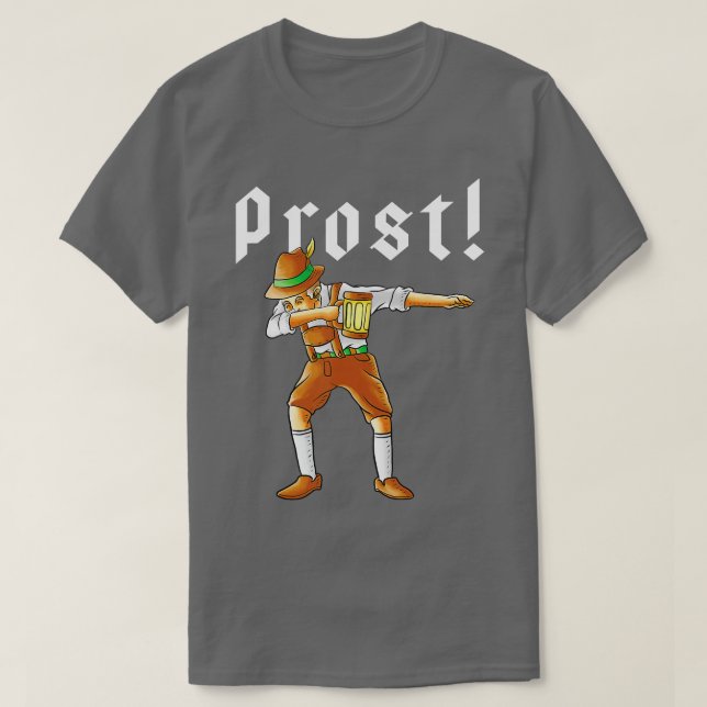 Camiseta Dabbing German con Beer Lederhosen Dab Dance Okt (Diseño del anverso)