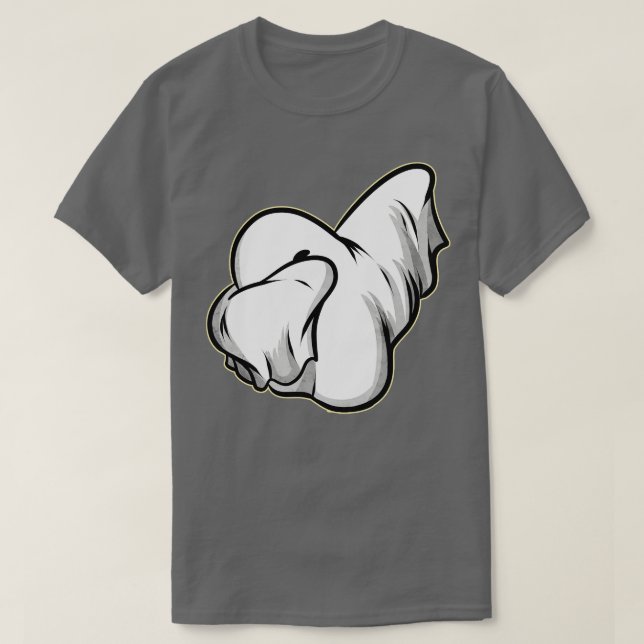 Camiseta Dabbing Ghost On Halloween (Diseño del anverso)
