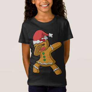 Camiseta Dabbing Gingerbread Chicas Navidades regalo femeni